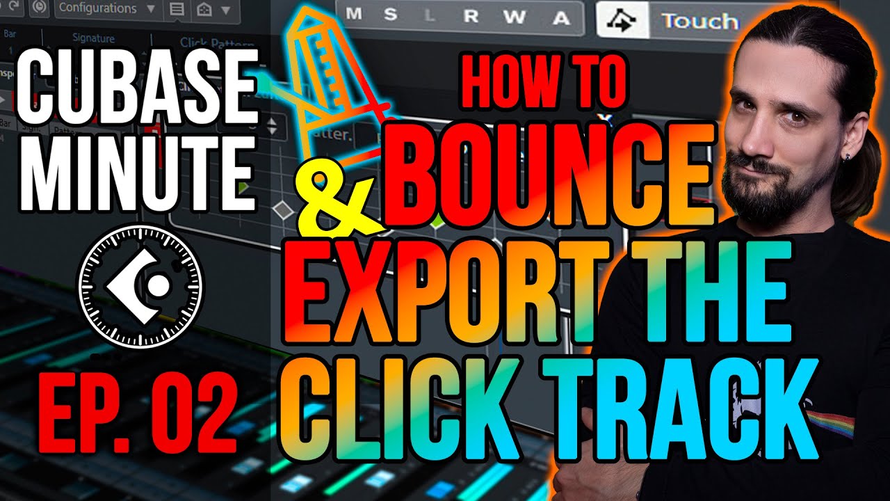 Cubase Minute Ep 2 Bounce and Export the Click Track #cubaseminute #domsigalas
