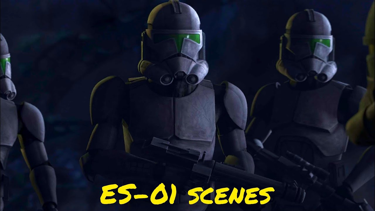 All trooper ES-01 scenes - The Bad Batch