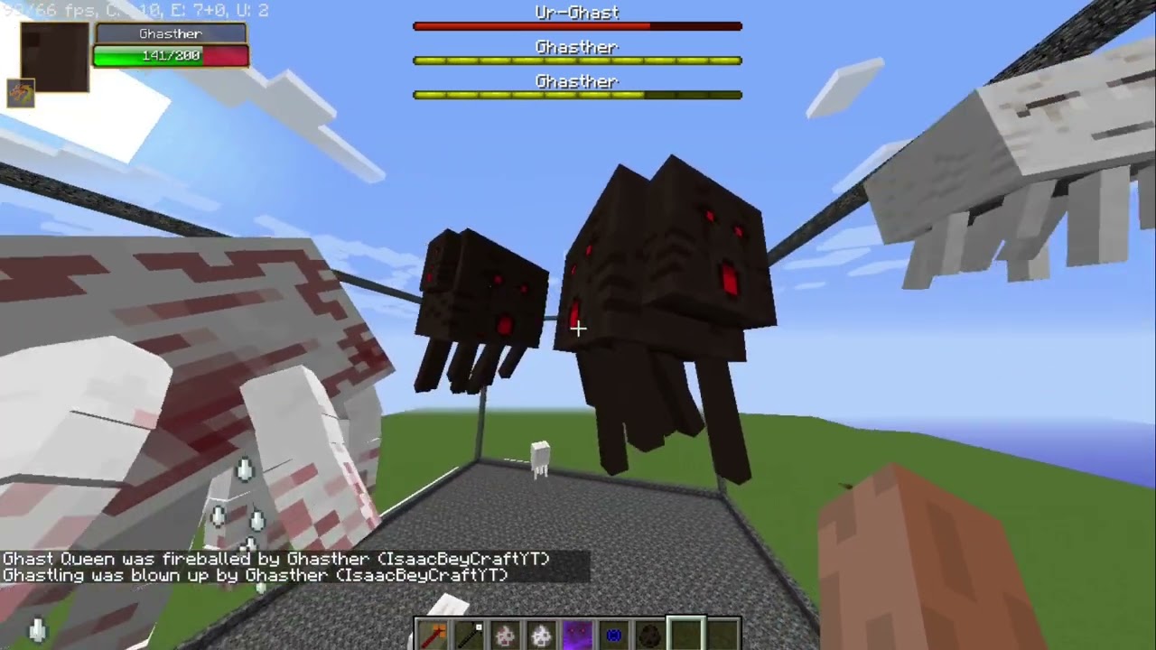 👉Ur-Ghast, Queen Ghast e Ghaster Vs Giant Ghaster