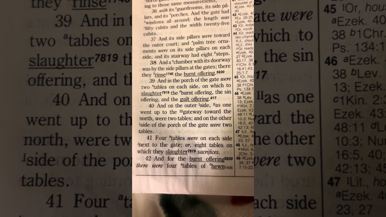 Day 252 Chronological Bible Reading Ezekiel 40-42