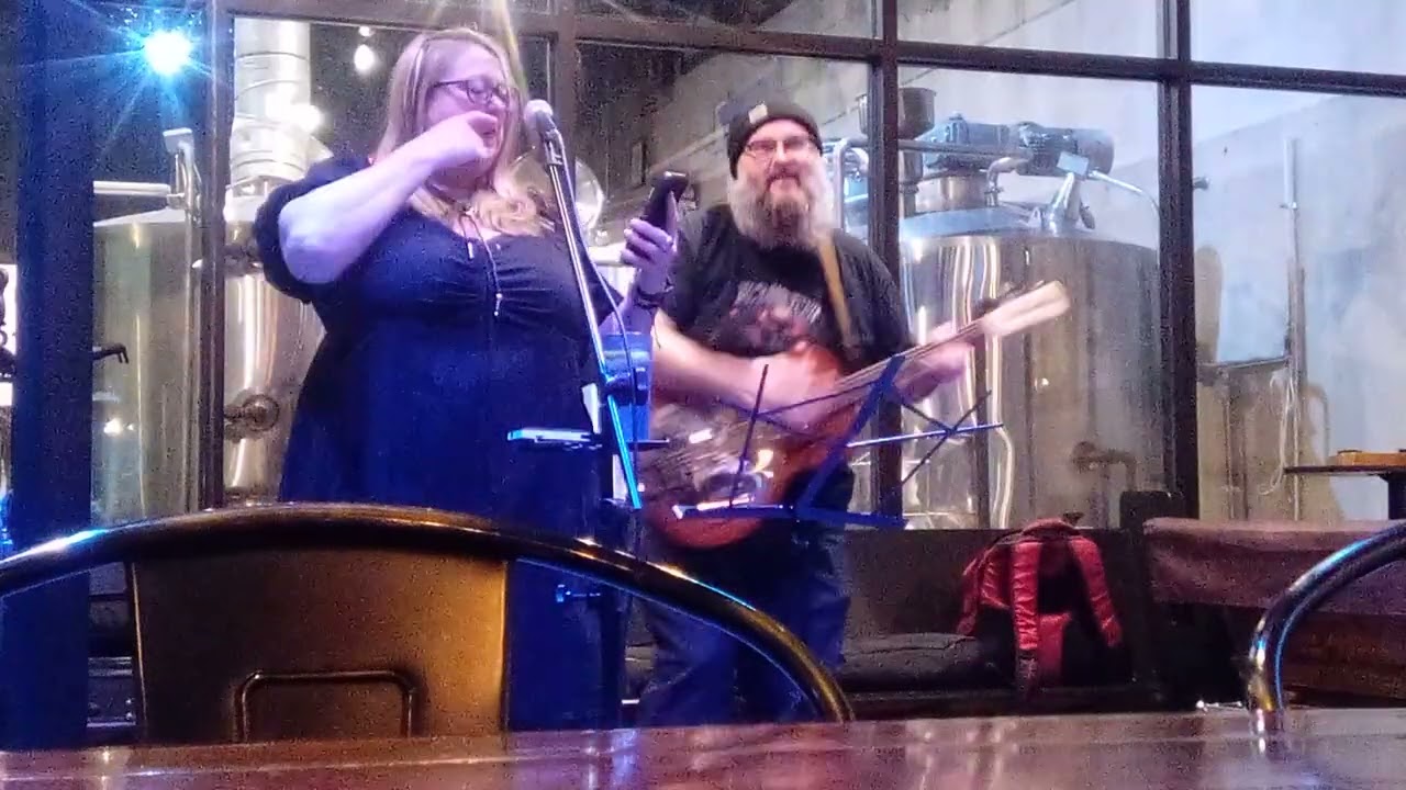 Alicia New and Sparky Keith Richards Greene. Start Me Up. Chinkapin Brewery in Georgetown. 2/24/26