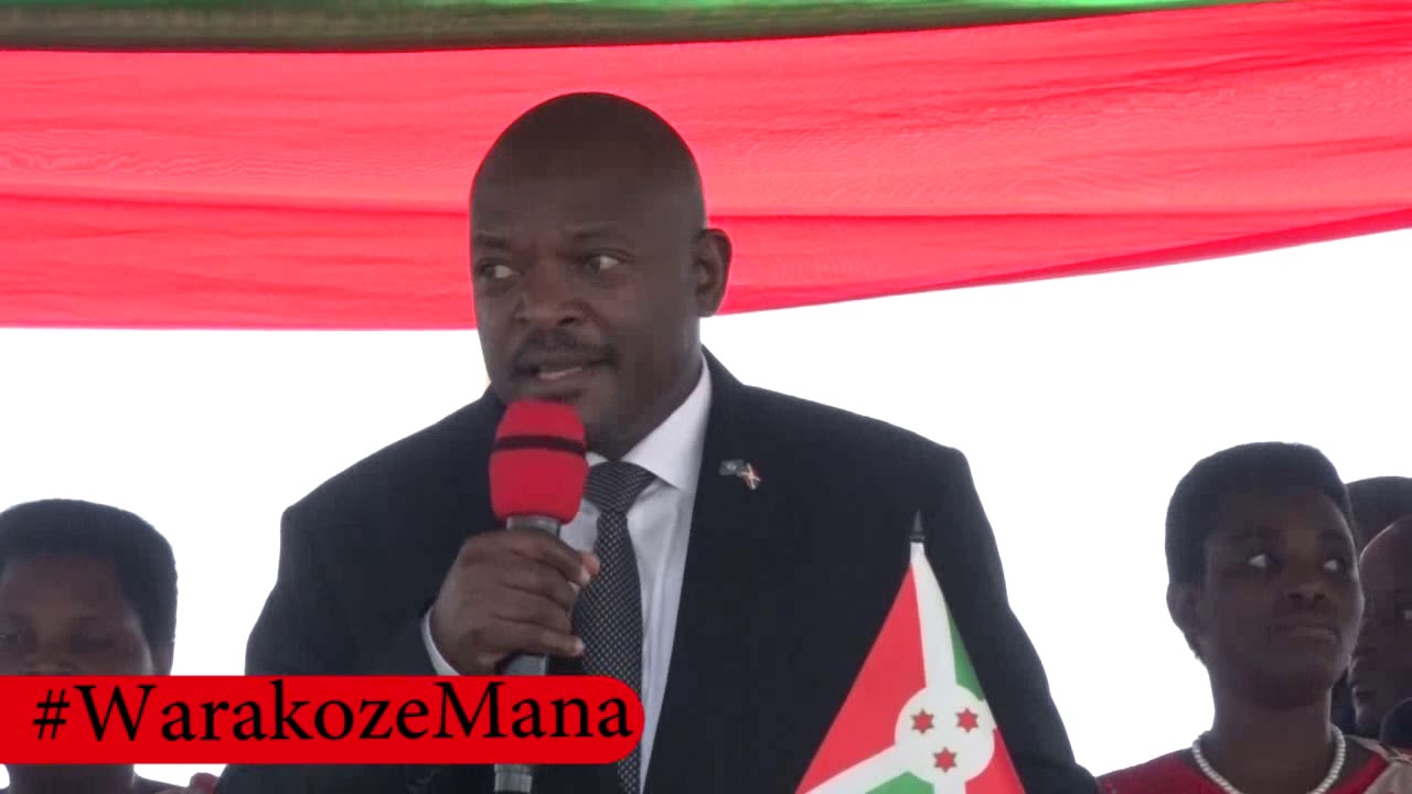 #WarakozeMana Ijambo ry'Imboneza yamaho akaba n'Umukuru w'igihugu c'U #Burundi