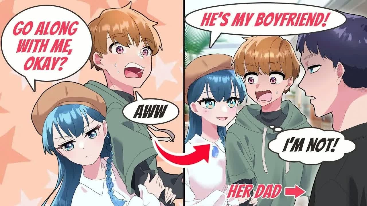 【RomCom】A Rich Girl Asked Me To Be Her Fake Boyfriend To Meet Her Dad! 【Manga Dub】
