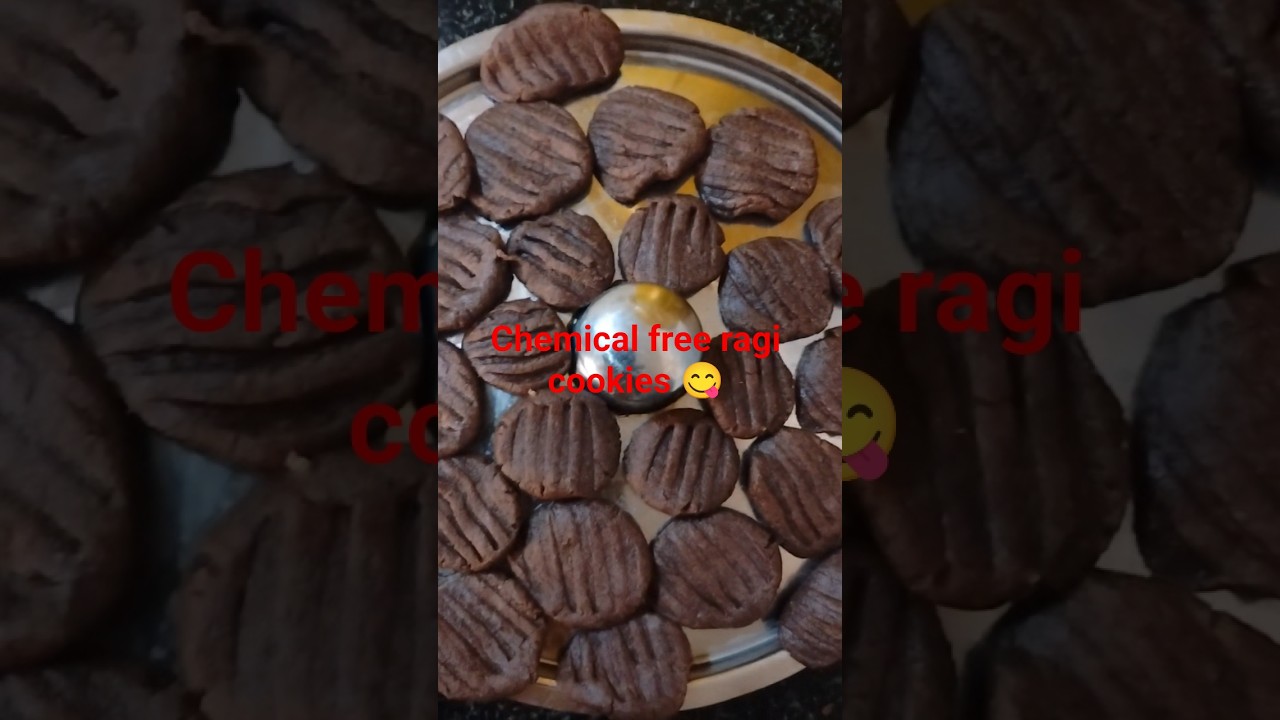 chemical free ragi cookies # no baking soda# and #no baking powder #only #healthy 🫰