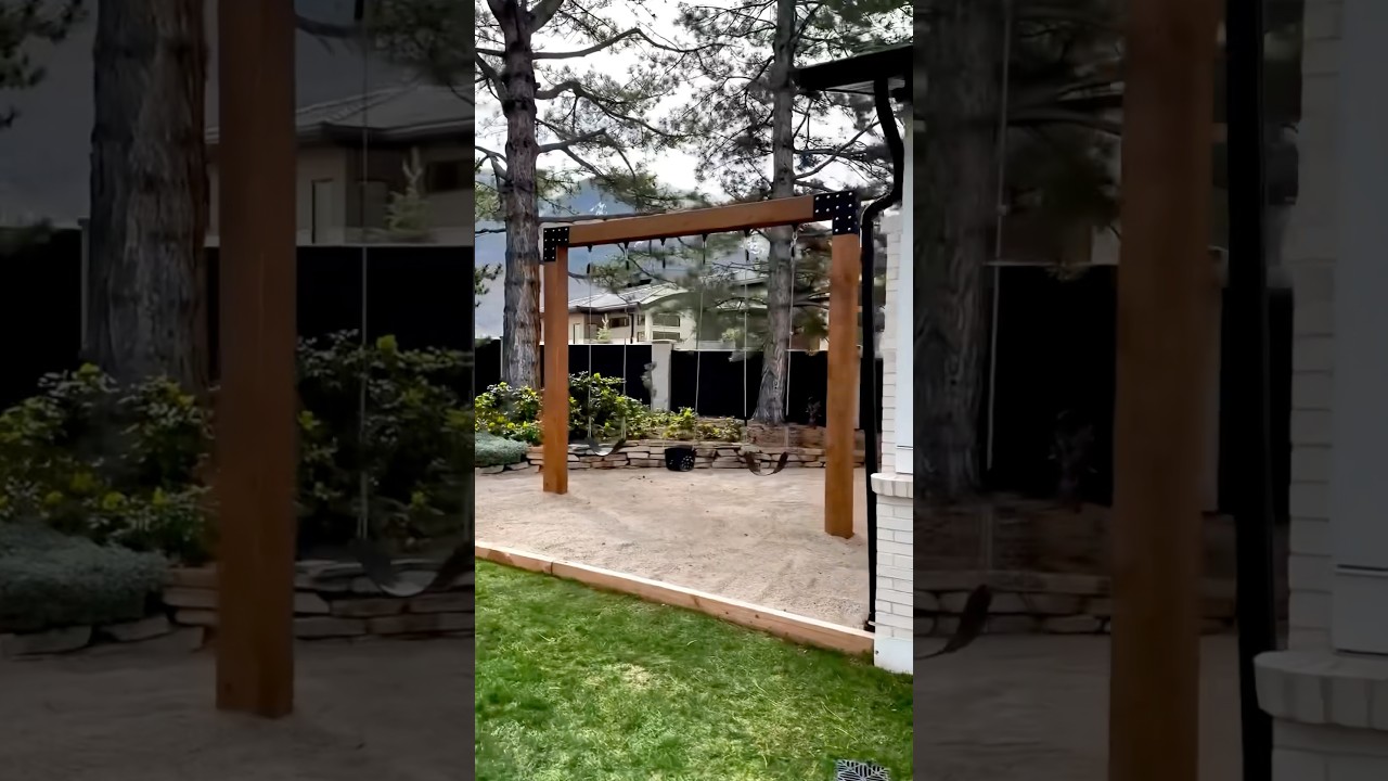 💡Perfect Backyard Swing Set Idea | Create Simple Moments with Family #backyard #backyardideas