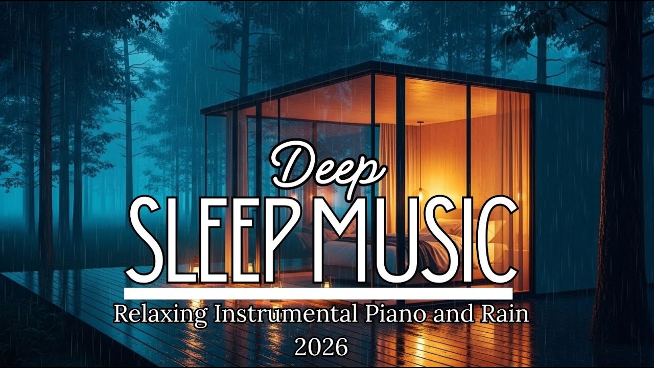 Your Brain Finally Goes Quiet | Deep Sleep Piano + Rain Sounds For Relaxing Anxiety And Insomnia .