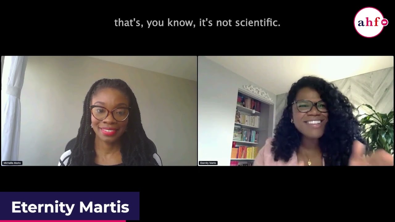 Highlights from AHF Virtual Summit 2021 - Fireside Chat Eternity Martis moderated by Michallia Marks