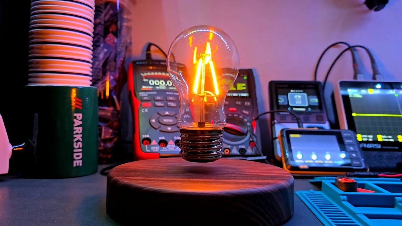 Magnetic Levitation Lamp Teardown &ndash; How Does It Really Work?
