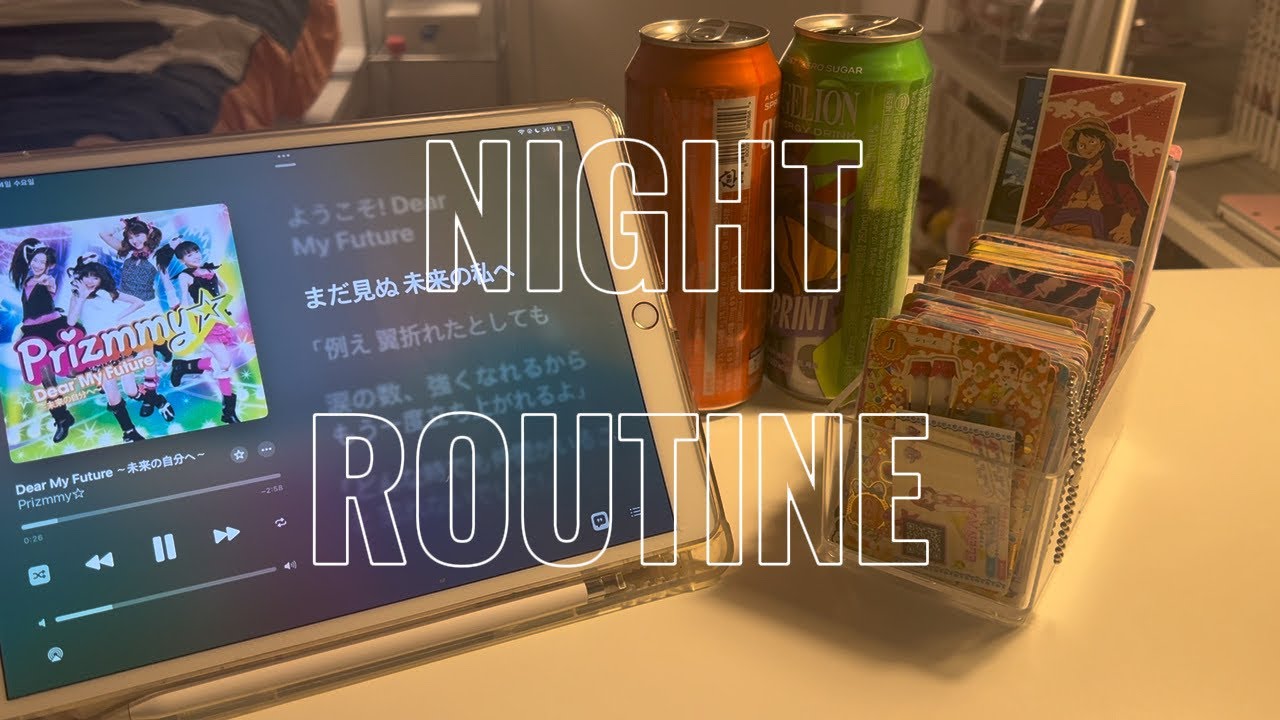오타쿠의 나이트루틴 ✨⭐️ | 나이트루틴 night routine | 아이카츠 • 원피스 • 프리파라 • 진격거 | vlog 브이로그