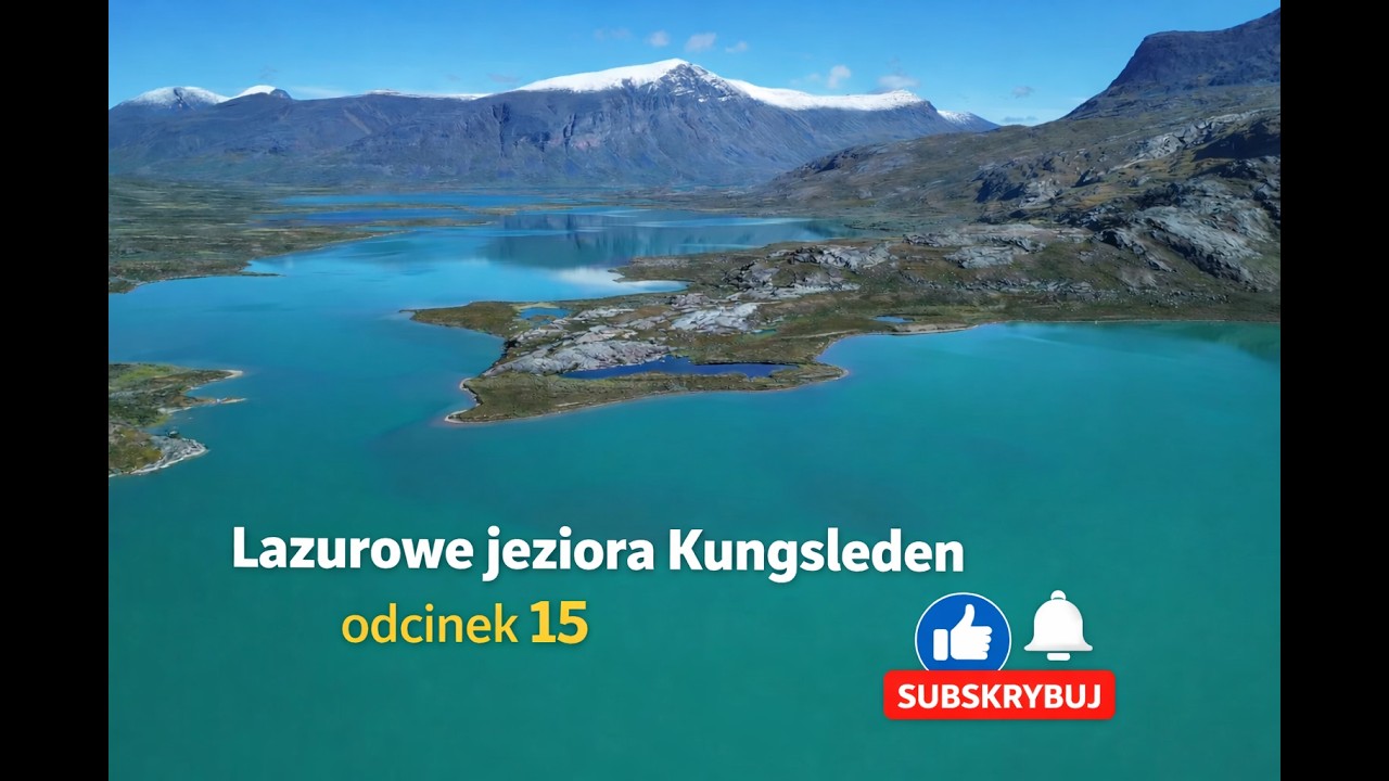Kungsleden dzień #15: Lazurowe jeziora Kungsleden