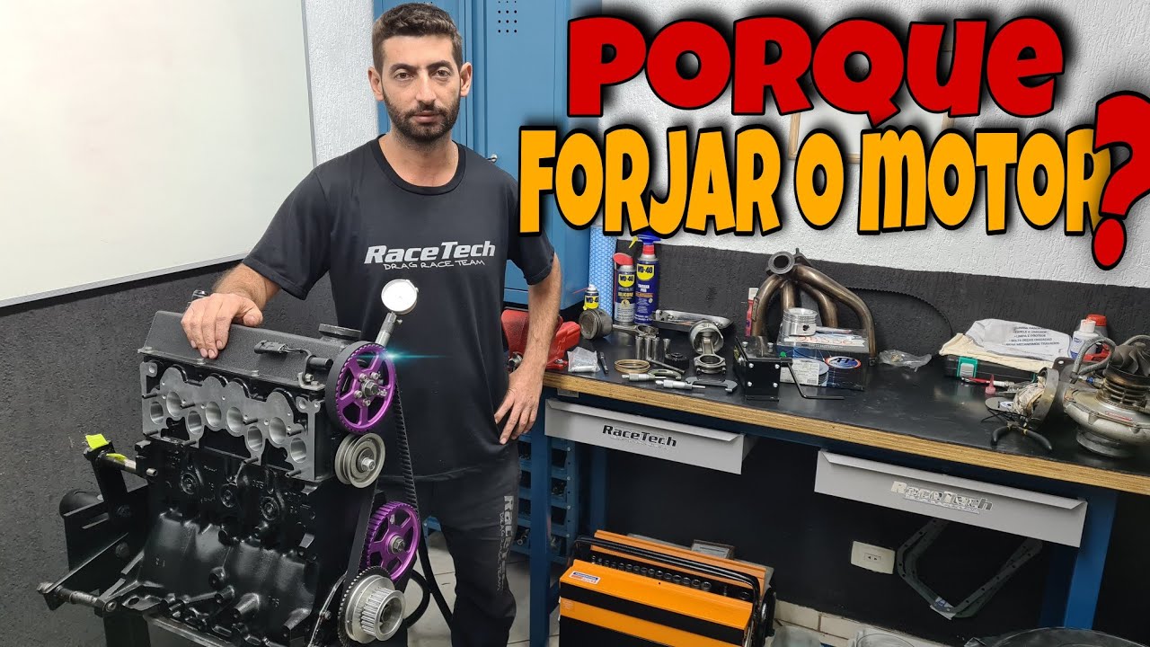VAI FORJAR O MOTOR? JUNINHO VAI TE DAR UMA AULA - RACETECH @escoladegaragem4449
