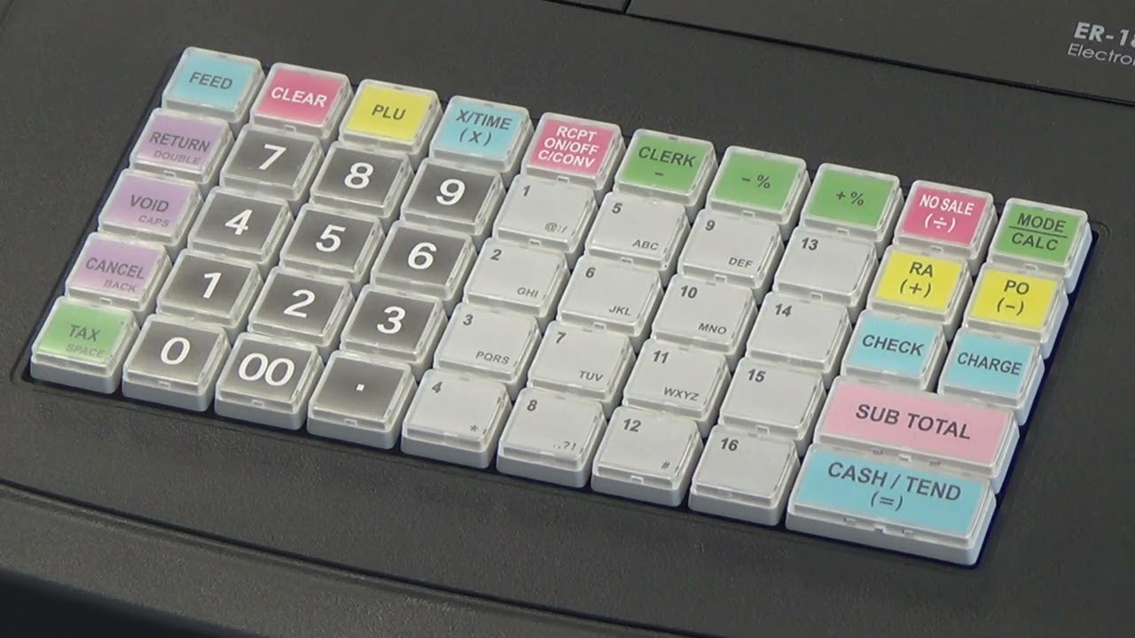 SAM4S - ER-180U - 3. BTW programmeren