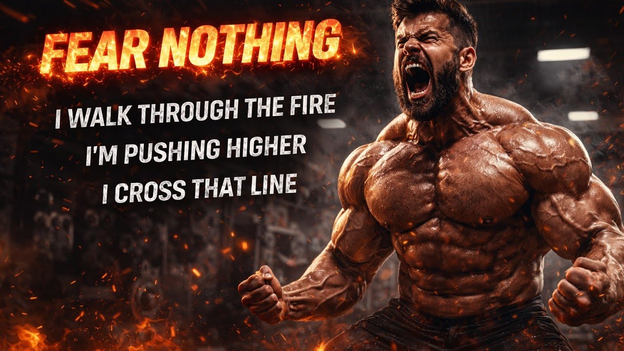 FEAR NOTHING 💪 Dark Cinematic Workout Motivation Music