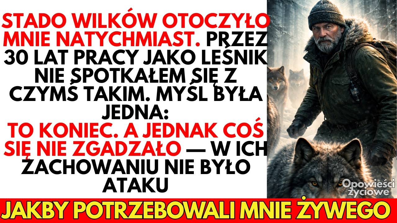 Wataha wilków OTOCZYŁA mnie. Przez 30 lat pracy jako LEŚNIK nie spotkałem się z czymś takim…