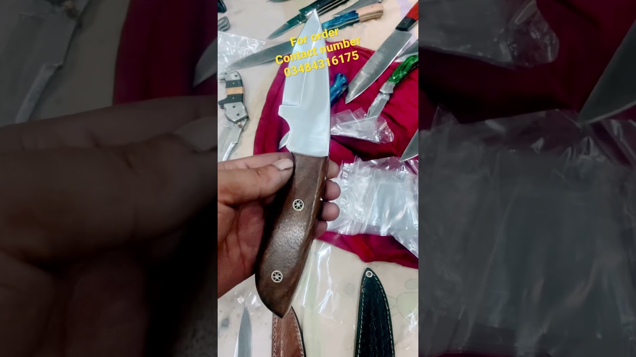Skinner knife very beautiful made it with chrome 12 steel great high polish blade.