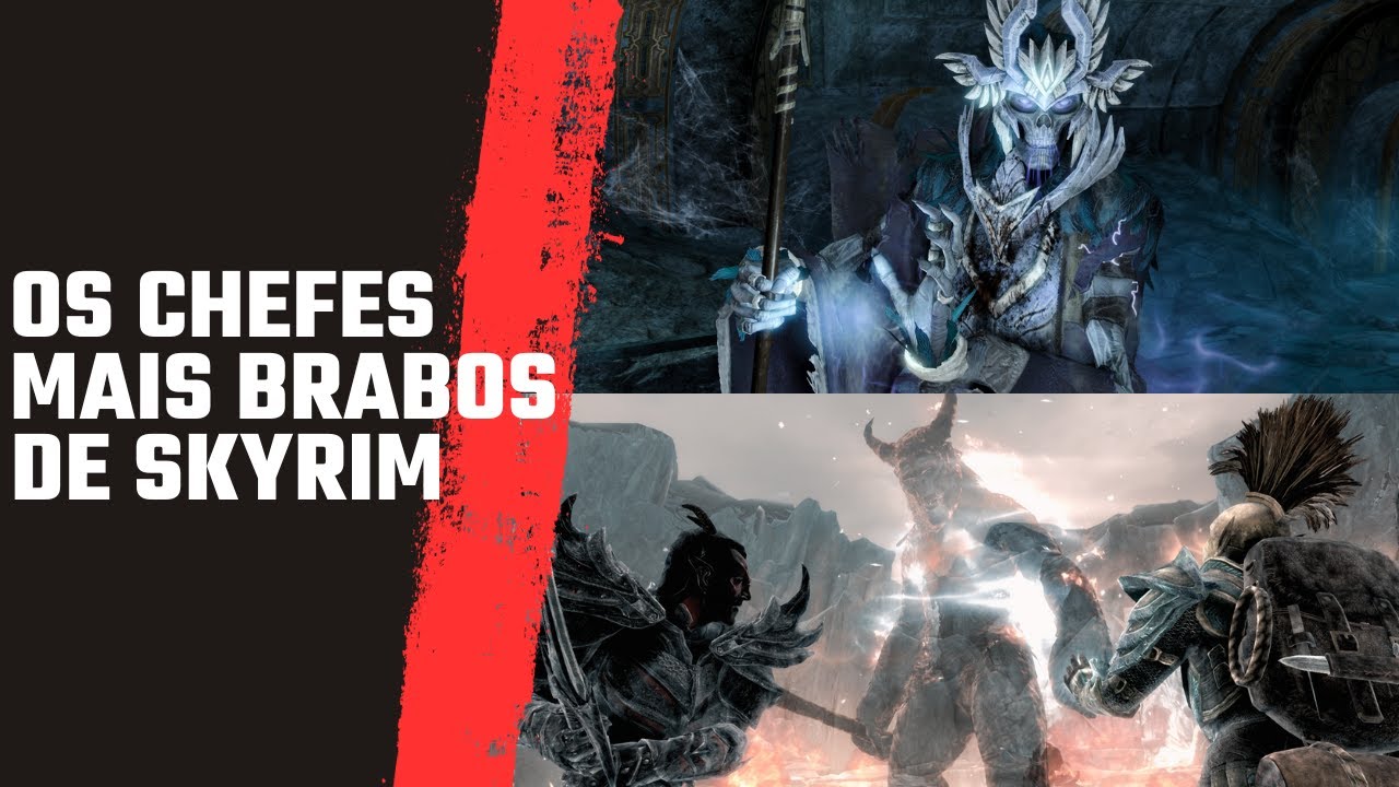 CHEFES de SKYRIM que farão você arregar!