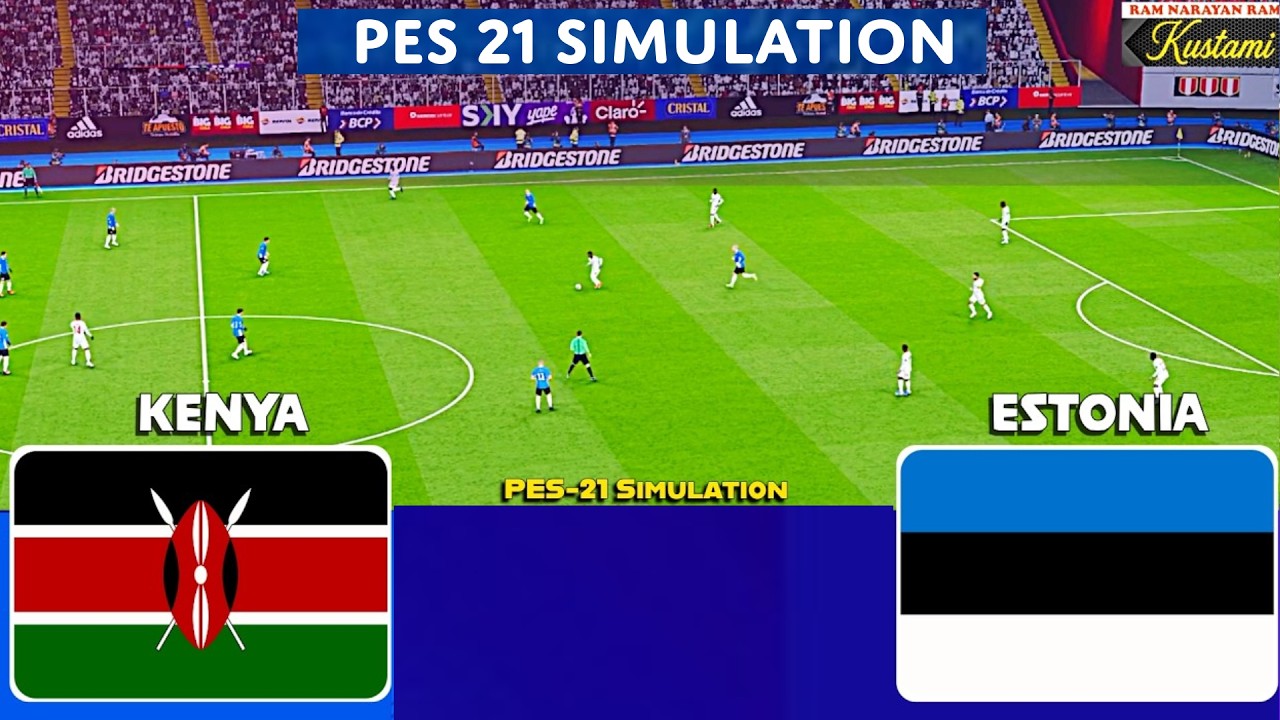 🔴Kenya vs Estonia || Semi Final Clash - Road to Final FIFA Series || PES 2021 Simulation 🔥⚔️