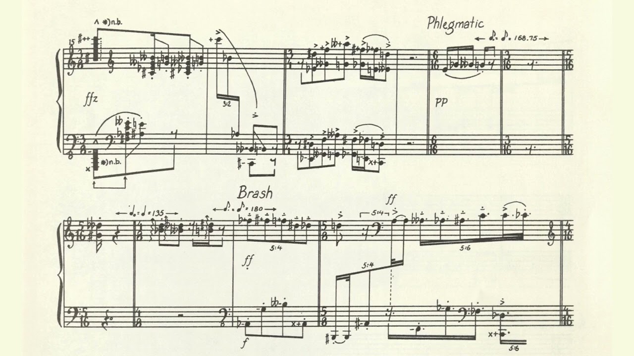 Ben Johnston: Sonata for Microtonal Piano (1965)