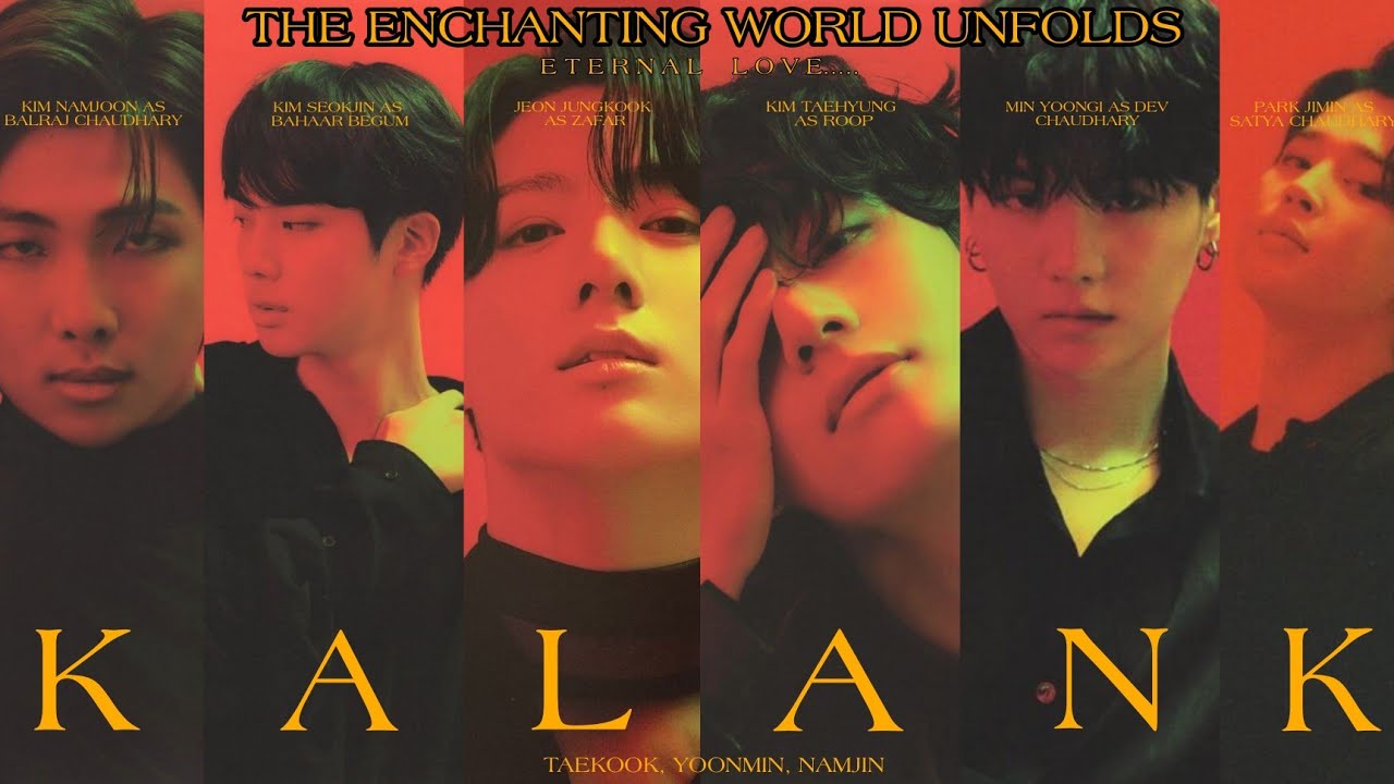 Kalank trailer || Taekook, Yoonmin, Namjin || BTS x bollywood