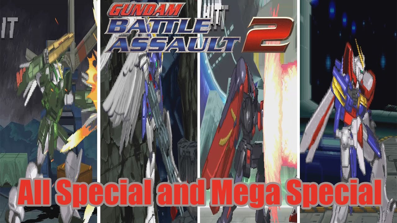 Gundam: Battle Assault  2 - All Special & Mega Special