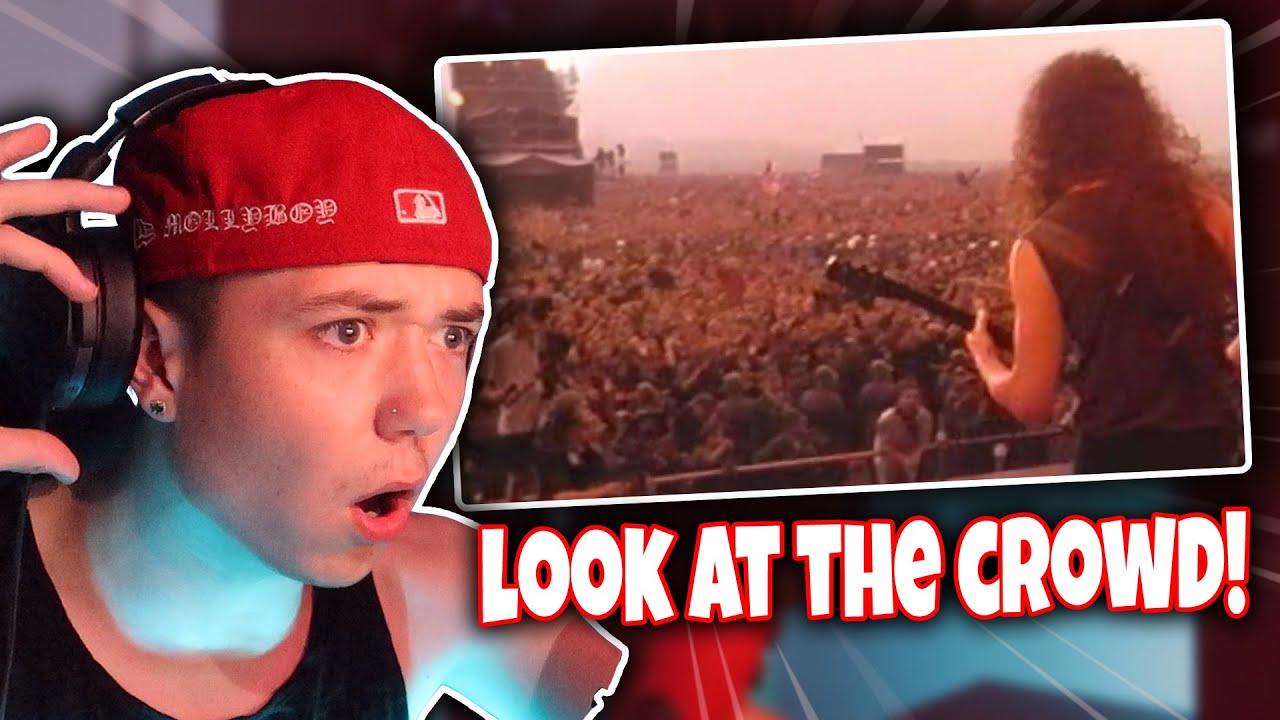 First Time Seeing Metallica - Enter Sandman LIVE in Moscow 1991!