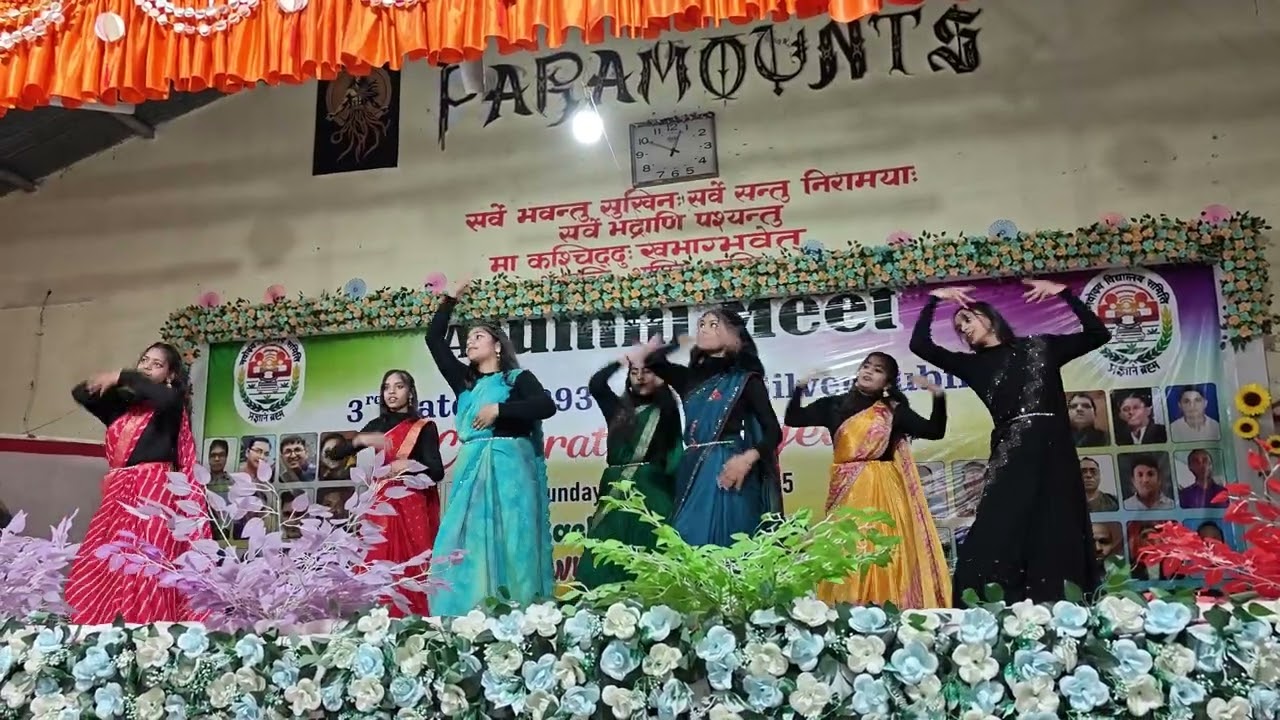 SEMI CLASSICAL #dance BY JNV MAU SENIOR GIRLS || ON ALUMNI MEET 😍 SUPER DANCE 🪩 2025-26