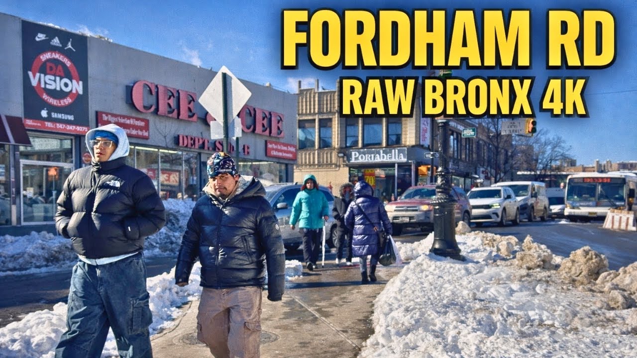 4K Bronx Walking Tour: Fordham Road – Shops, Vendors & Real Bronx Vibes (Full Stretch)