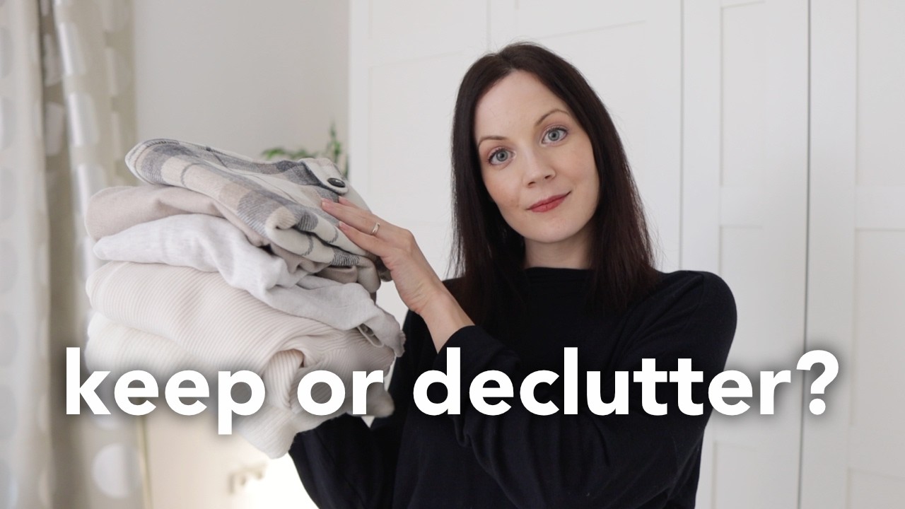 I Wore My LEAST Worn Winter Items For A Week... here is what I decluttered!