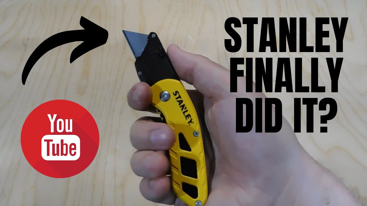 STANLEY GOES FOLDING COMPACT??? - STANLEY Compact Fixed Blade Folding Utility Knife - Review
