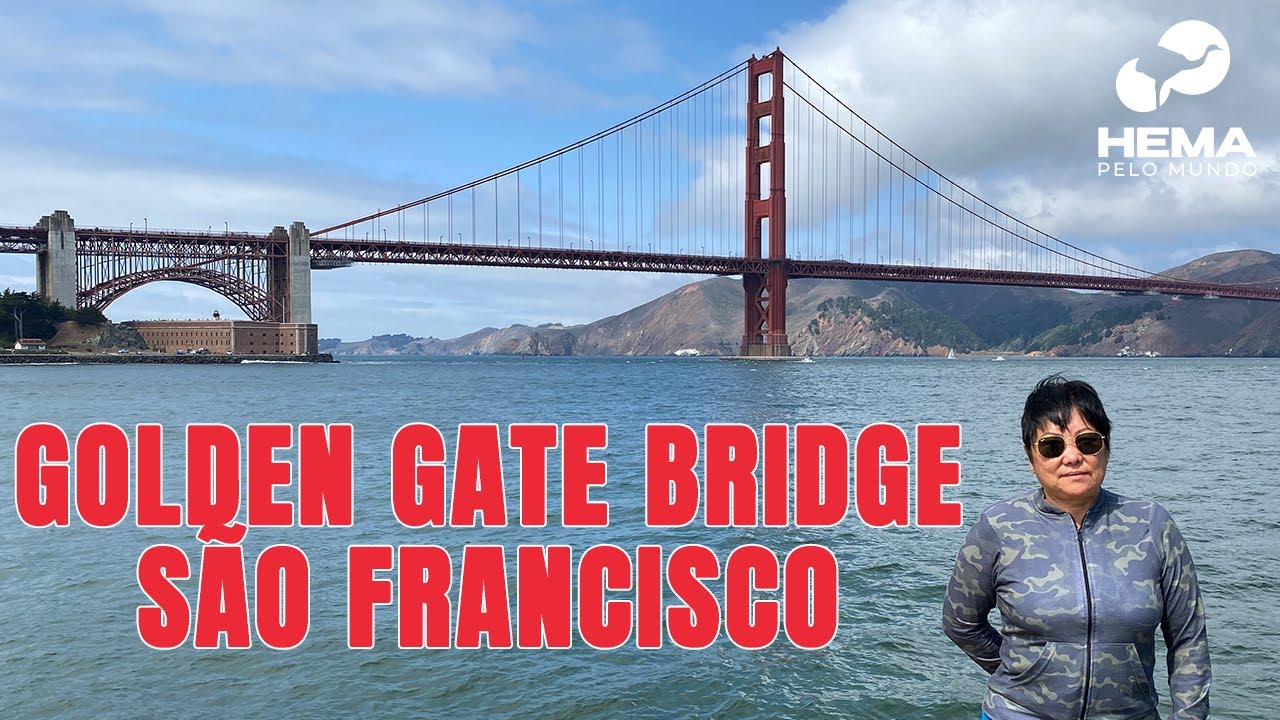 Ponte Golden Gate em São Francisco e Chinatown o Bairro Chinês da Califórnia