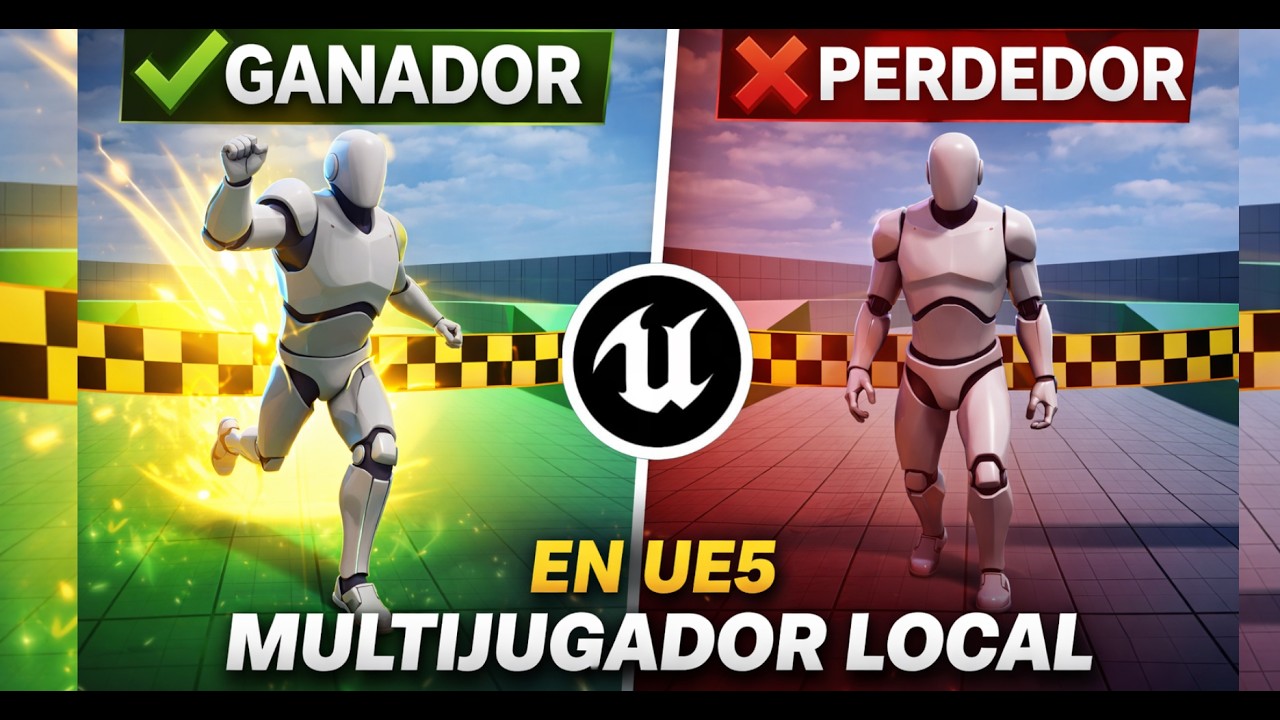 Cómo mostrar GANADOR y PERDEDOR en multijugador local – Unreal Engine 5