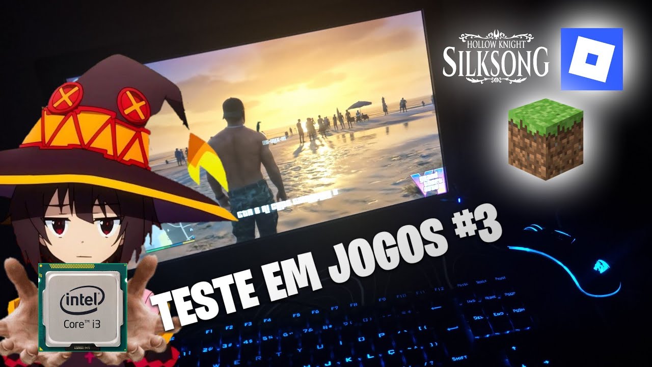 TESTANDO JOGOS #3 NO MEU PC HUMILDE DA PICHAU DE 600 R$ (I3 4150 + 16GB RAM) 