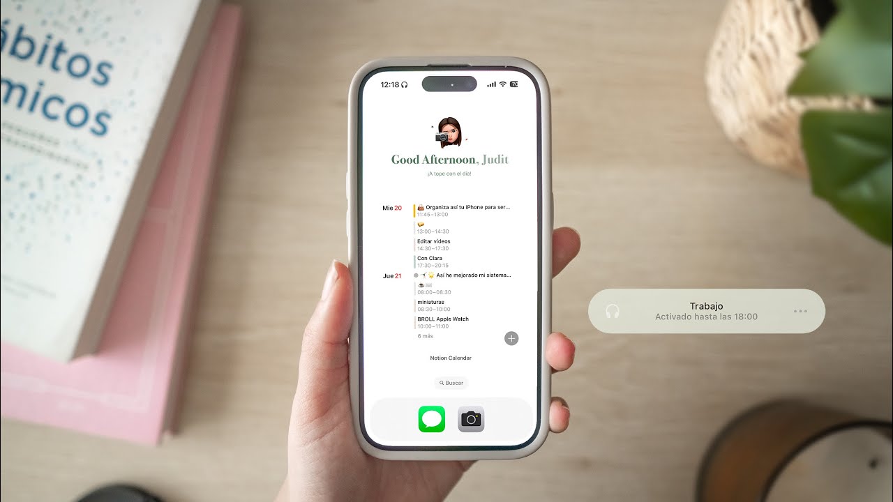 👜 Organiza así tu iPhone para ser más productivo | Tour por mi modo de concentración “Trabajo”