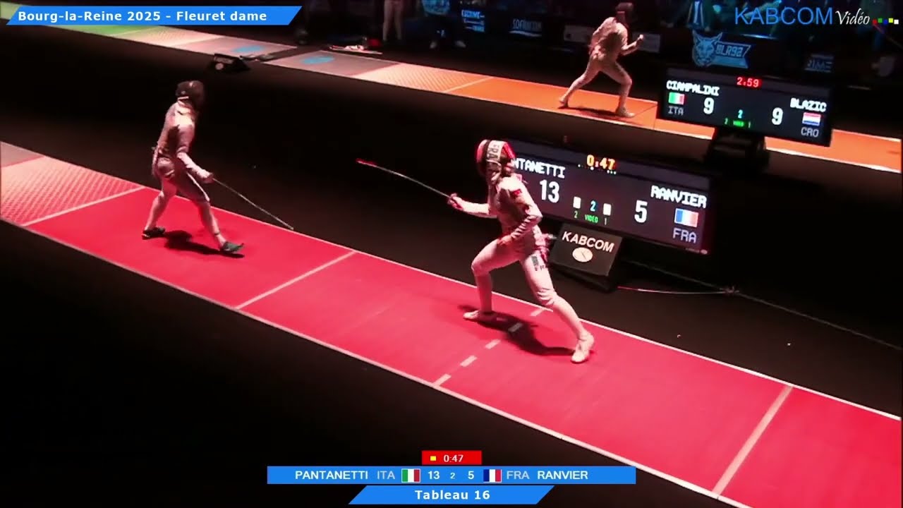 Bourg National 2025 SWF - L16 - Benedetta Pantanetti ITA v Pauline Ranvier FRA