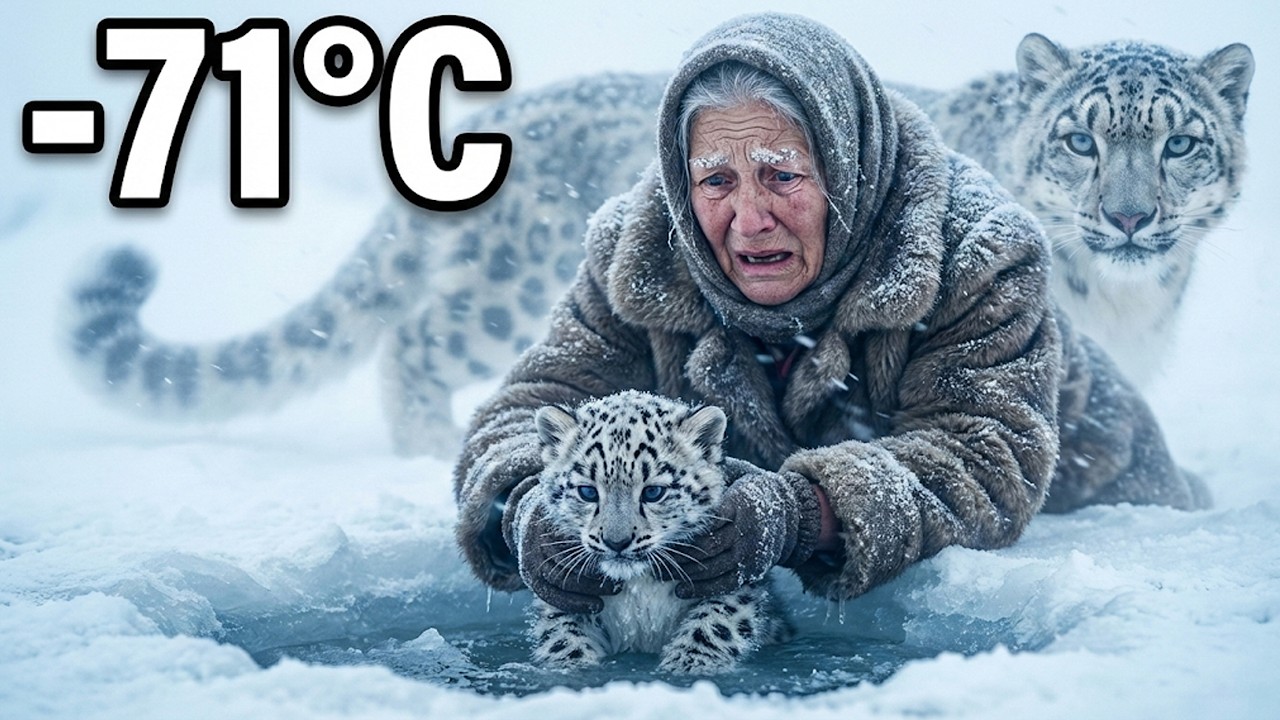 75-Year-Old Woman Risks Everything to Save a Trapped Snow Leopard | Yakutia Survival