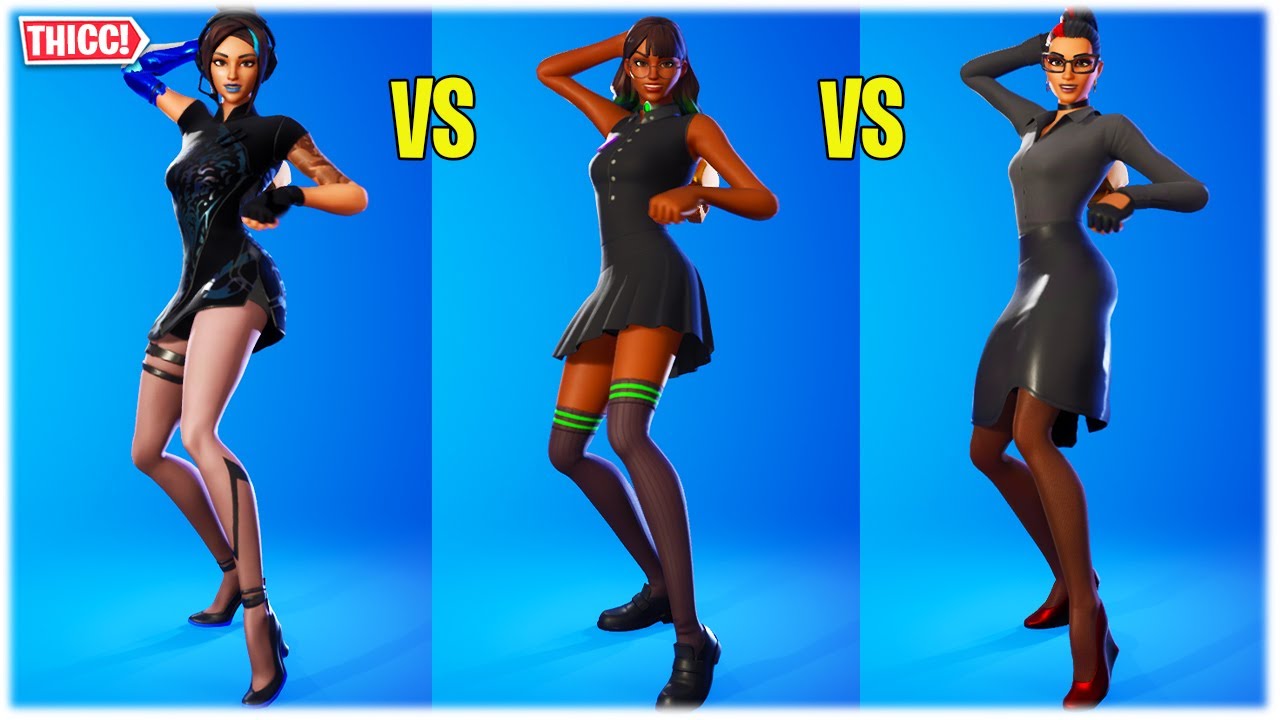 FORTNITE SKIRT DANCE CONTEST: DEMI vs ISABELLE vs JENNIFER WALTERS 😍❤️