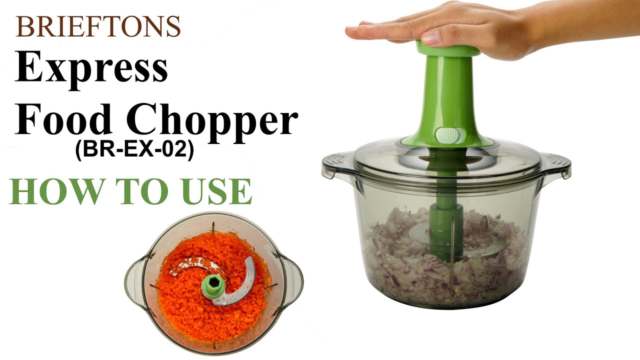 How to Use to the Brieftons Express Food Chopper (BR-EX-02)