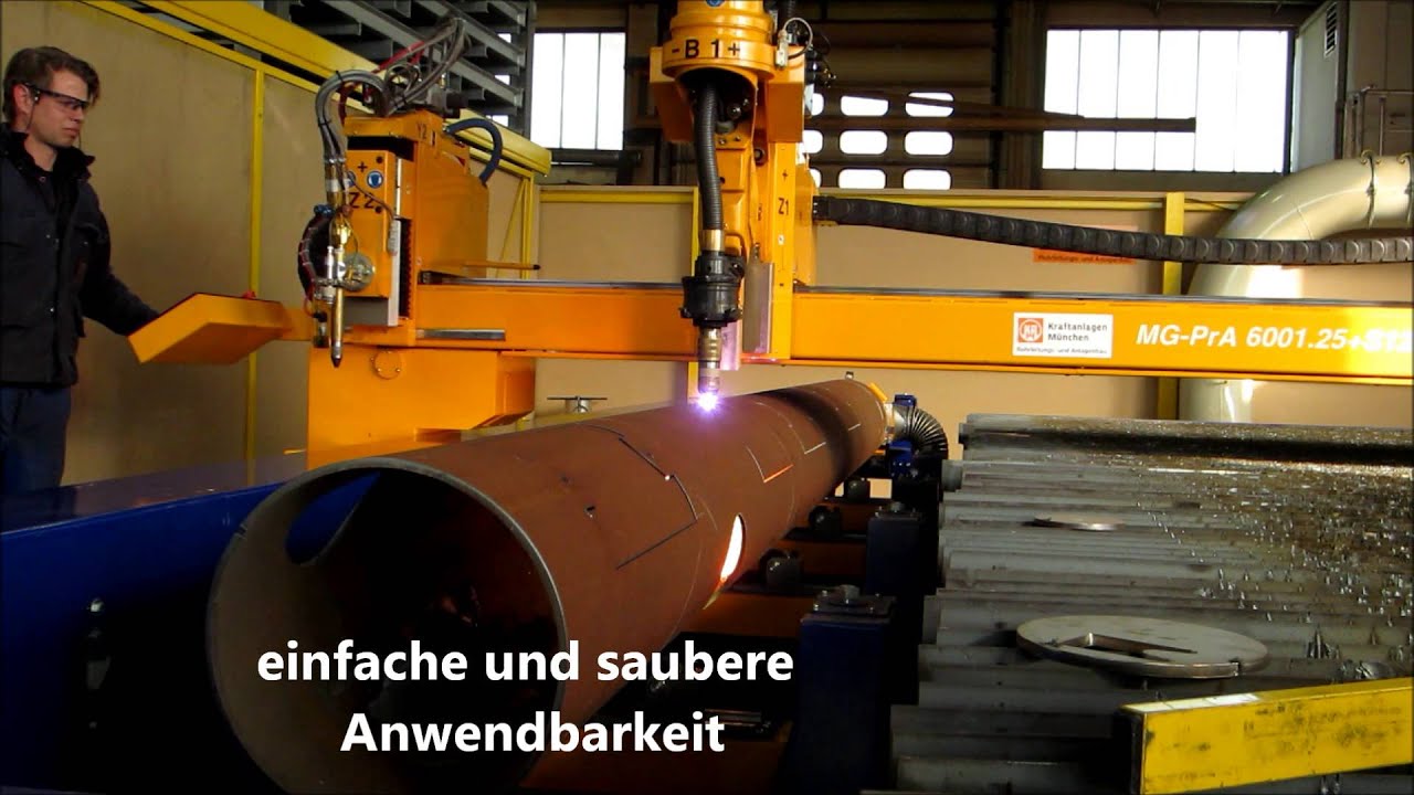 Rohrschneiden mit Plasmaschneidanlage von MicroStep