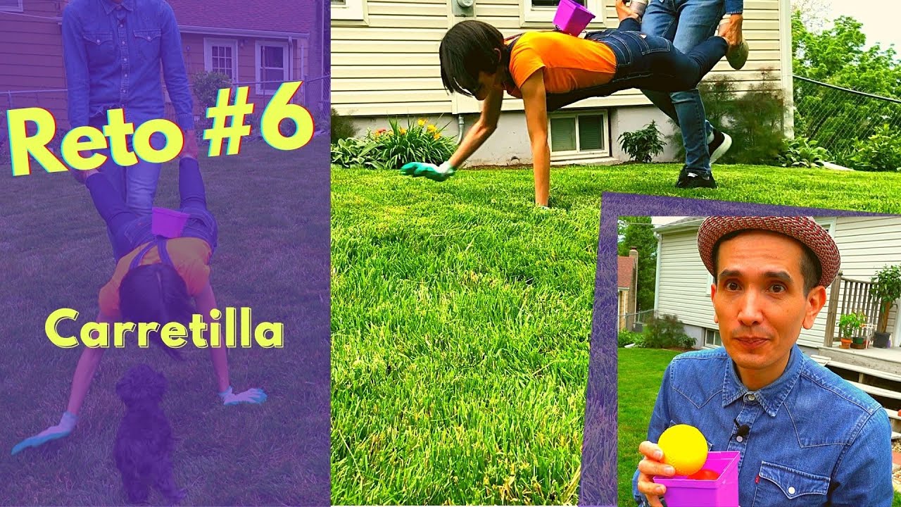 RETO #6: Juego de la Carretilla | JUEGOS INFANTILES | Olimpiadas En Casa