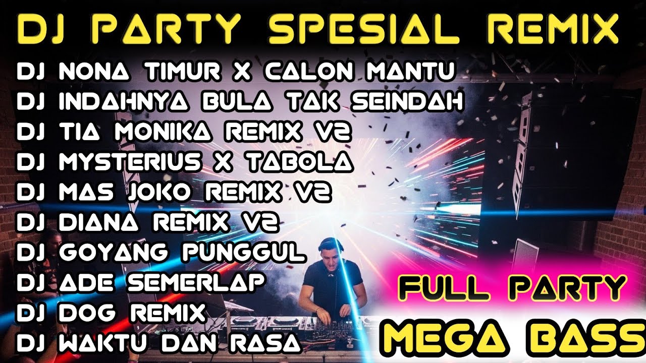 DJ PARTY SPESIAL REMIX NONA TIMUR X CALON MANTU INDAMAN FULL PARTY MEGA BASS