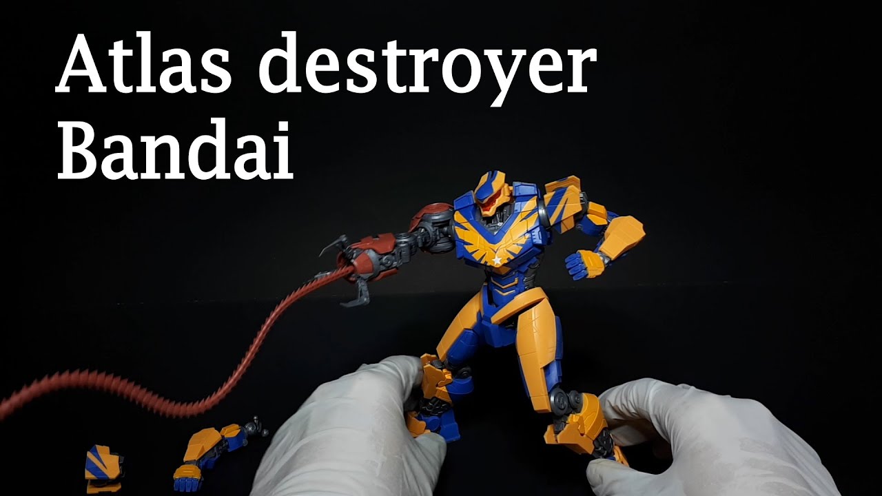 Atlas destroyer Bandai, Pacific rim: the black unboxing