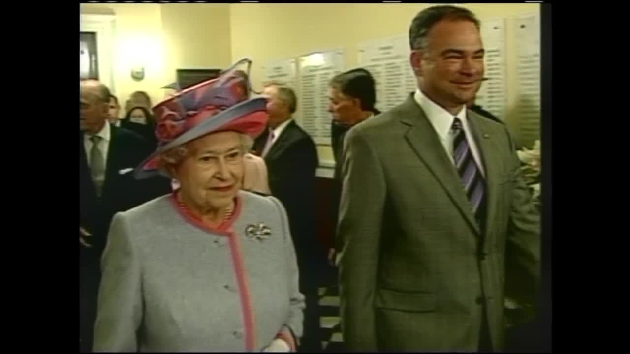 Queen Elizabeth visits Virginia in 2007 to mark 400th anniversary of Jamestown