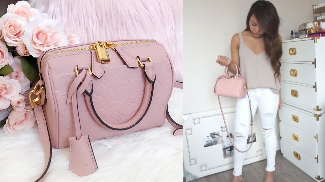 Новая сумка Louis Vuitton Speedy B в оттенке Rose Poudre | Презентация сумки Chatty Bag и мини-об...