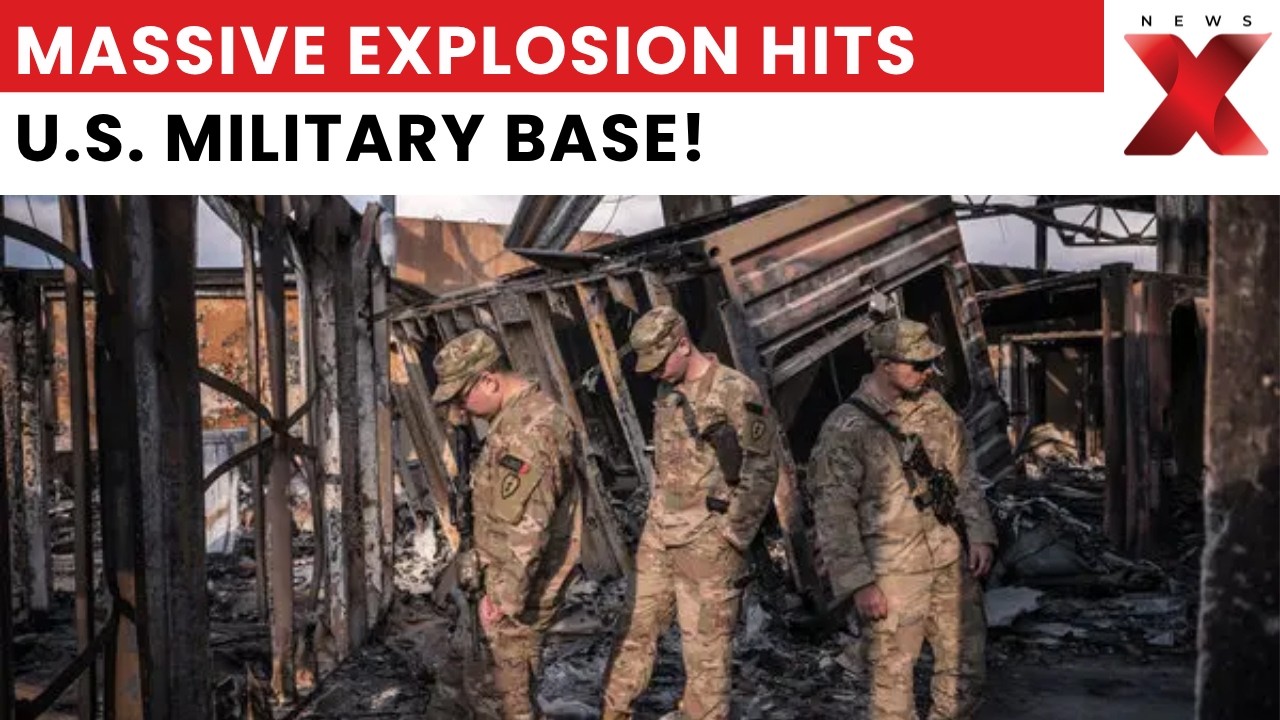 Shocking! Iranian Missile Strikes US Base As Soldiers Run For Cover | NewsX