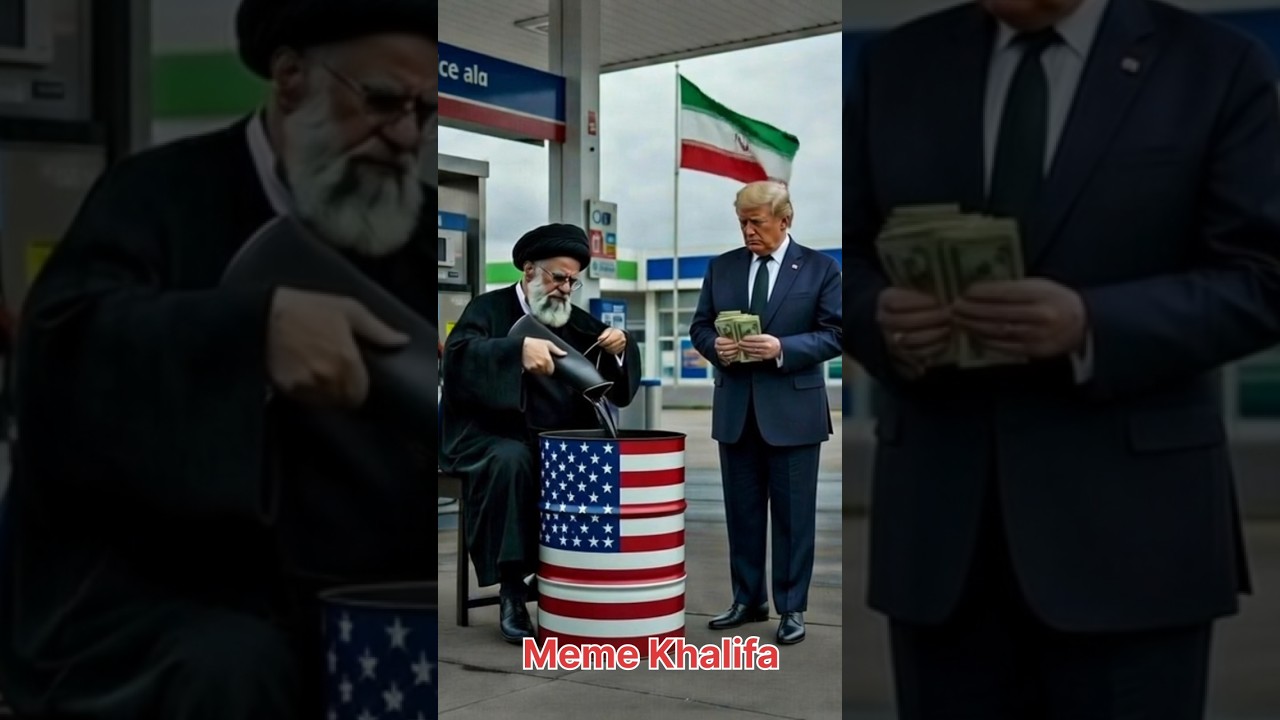 Trump Buys Iran's Oil? 😱 Khamenei Counting Cash! #Trump #Iran
