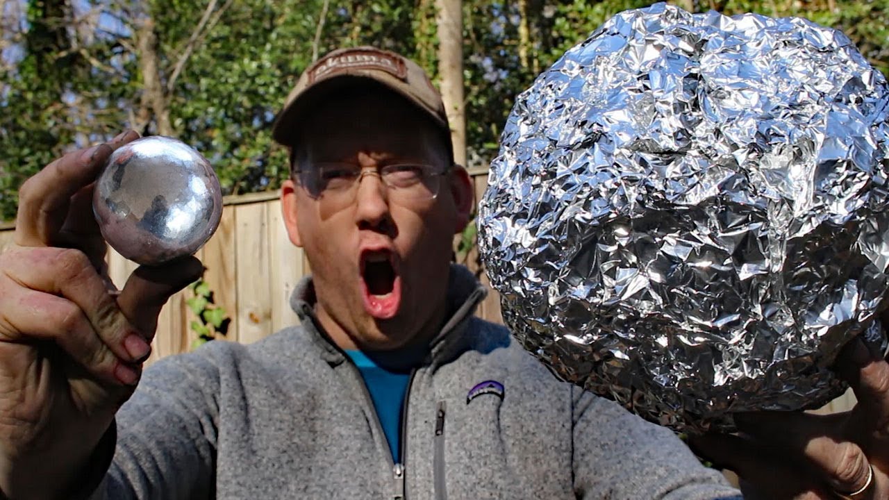 Super Polishing Aluminum Foil Balls &ndash;  Doing the Japanese foil ball challenge