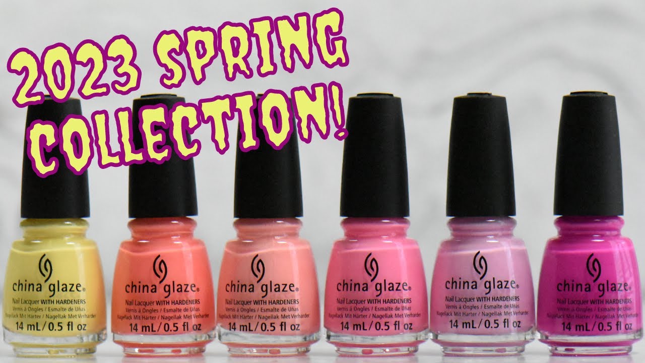 China Glaze HELLO SUGAR! Spring 2023 Collection | Live Swatch & Review with Comparisons