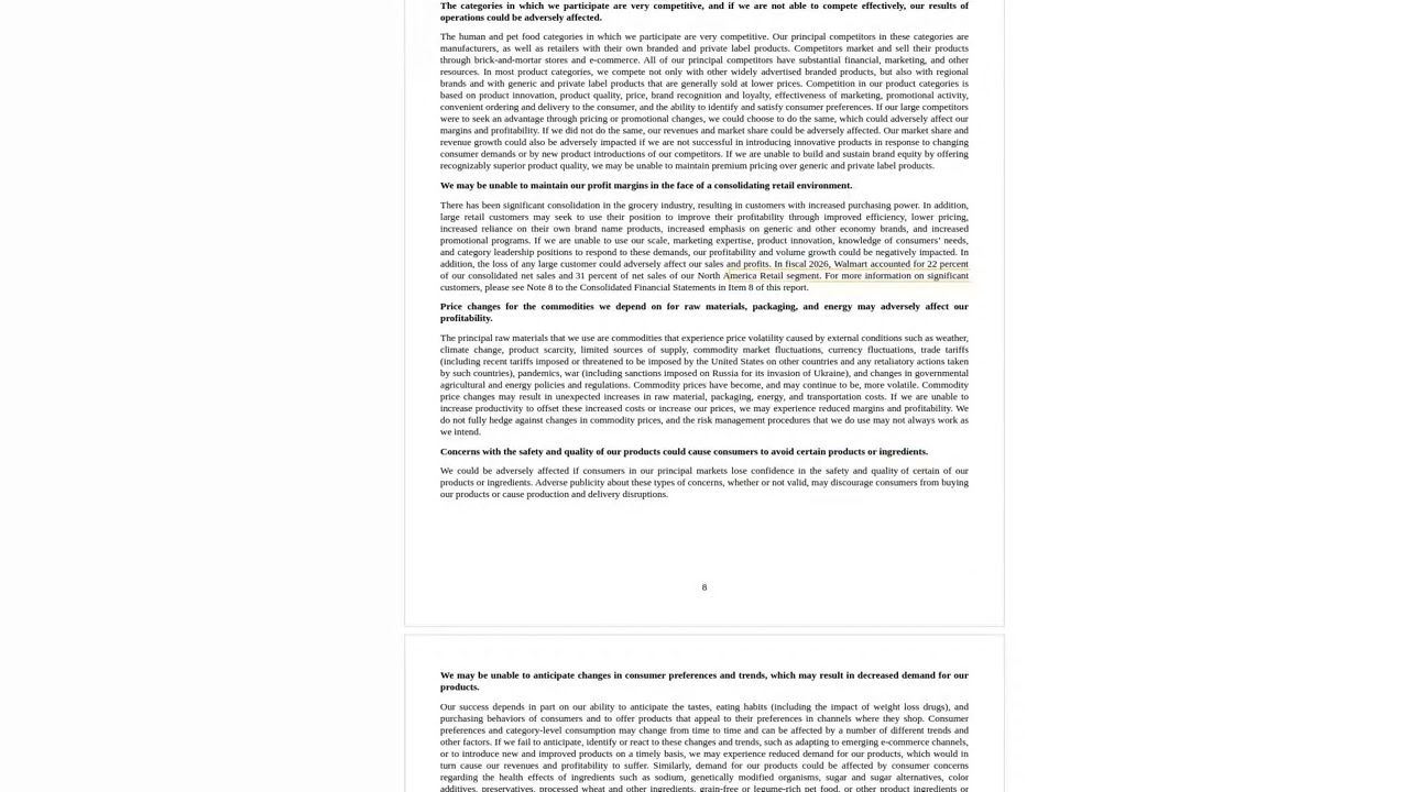 GIS Pet Food Write Down: My Biggest Concern from the 2026 Annual Report