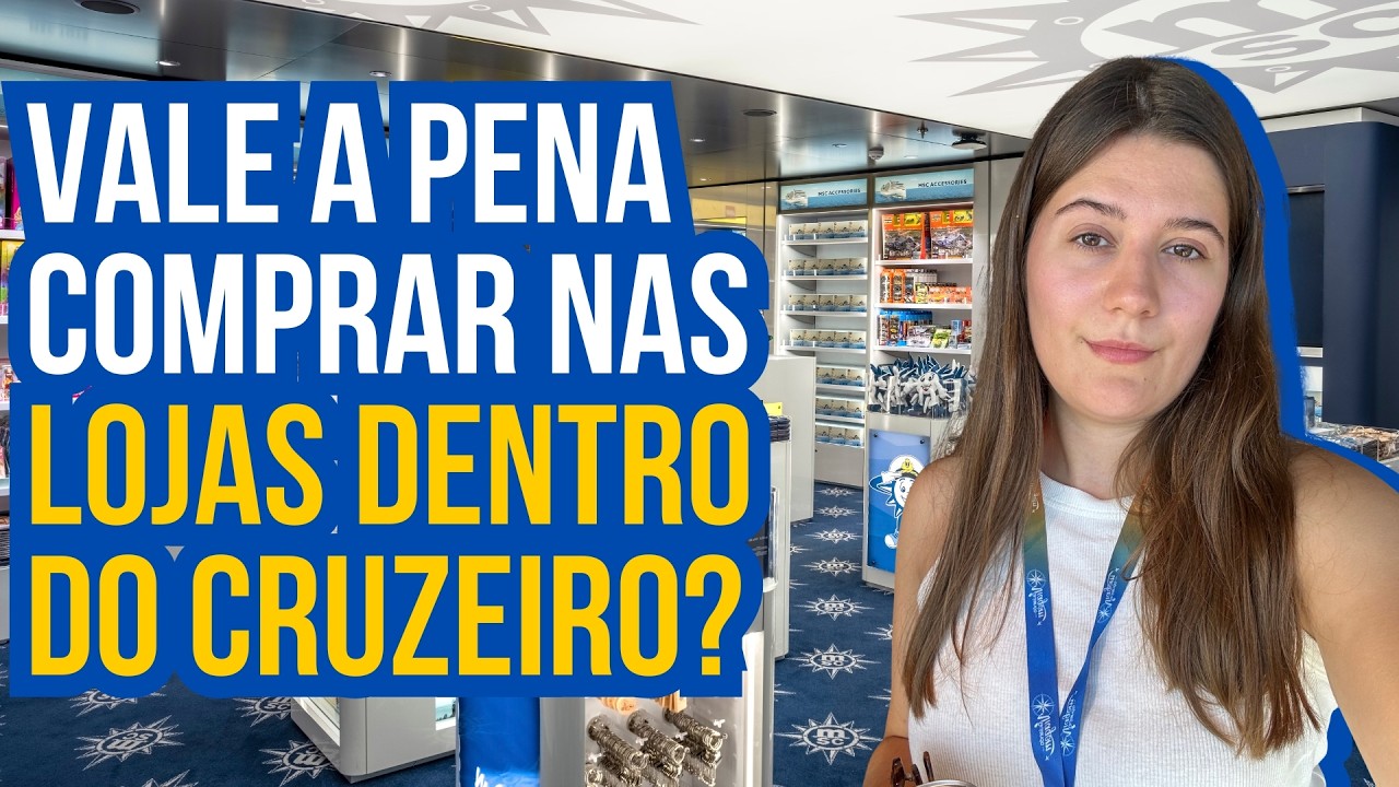 COMPENSA COMPRAR NAS LOJINHAS DUTY FREE DO NAVIO? 💸 A VERDADE