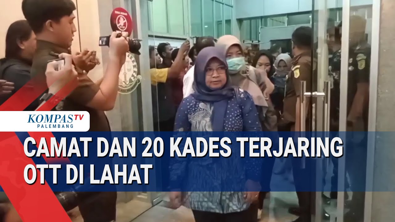 OTT di Pagar Gunung, Lahat, Puluhan Pejabat Desa Dibawa ke Kejati sumsel